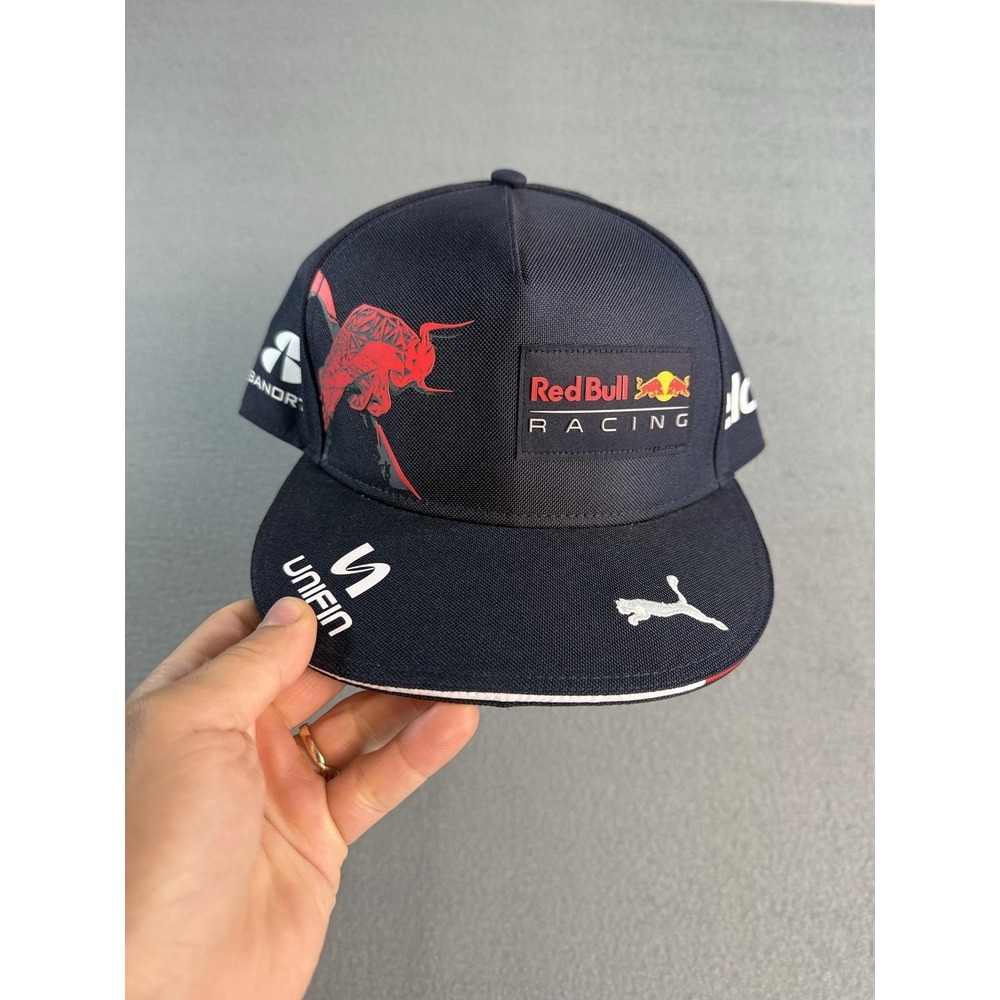 Red Bull Racing Hat Cap Snap Back Mens OS Blue Formula 1 F1 Puma Sergio Perez 11